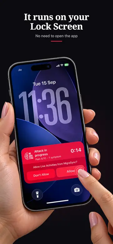 It runs on your Lock Screen. No need to open the app.